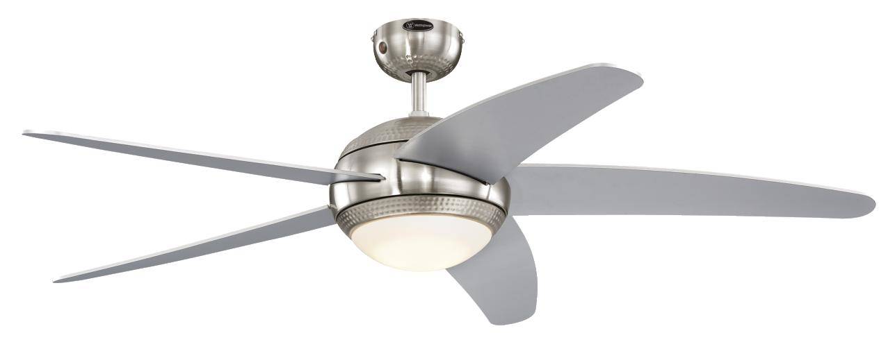 Deckenventilator Bendan LED Silber mit Fernbedienung