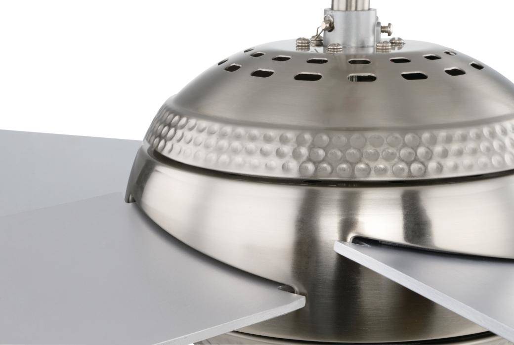 Deckenventilator Bendan LED Silber mit Fernbedienung