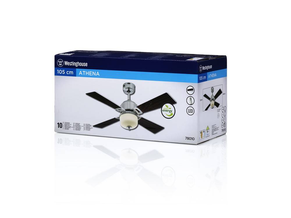 Deckenventilator Athena 105 cm mit LED & Fernbedienung