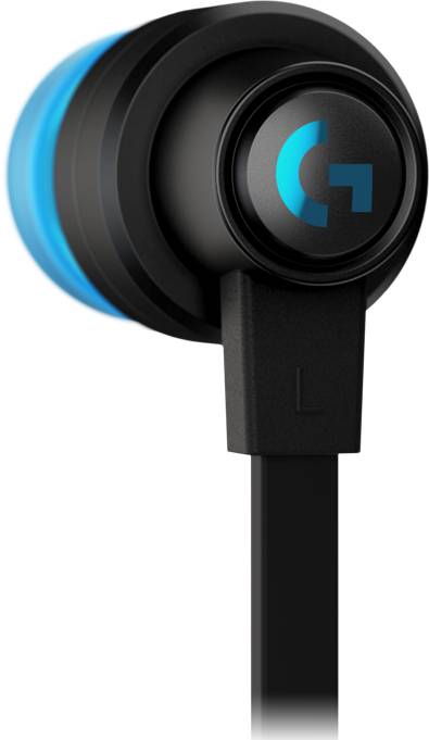 Logitech G G333 - Ohrhörer mit Mikrofon - im Ohr - kabelgebunden - 3,5 mm Stecker - Schwarz - für Oculus Quest 2 (256 GB