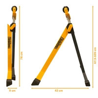 Toughbuilt TB-S200 Rollenbock Rollenständer klappbar und höhenverstellbar (1 Paar) Toughbuilt TB-S200 Rollenbock Rollenständer klappbar und höhenverstellbar (1 Paar)