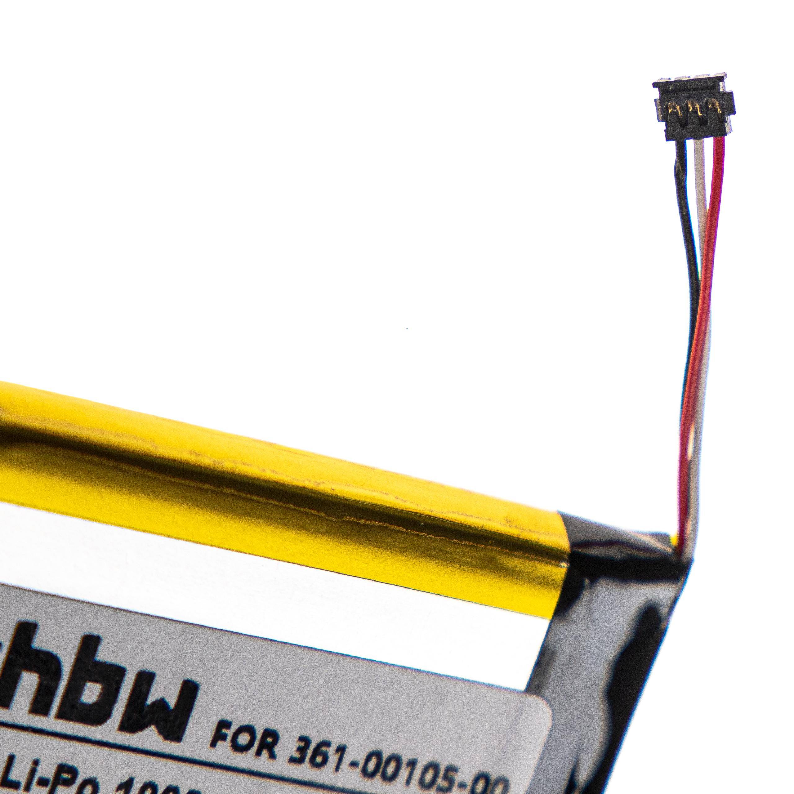 vhbw Akku kompatibel mit Garmin Edge 1030 GPS Fahrradcomputer Radcomputer (1900 mAh, 3,8 V, Li-Polymer)