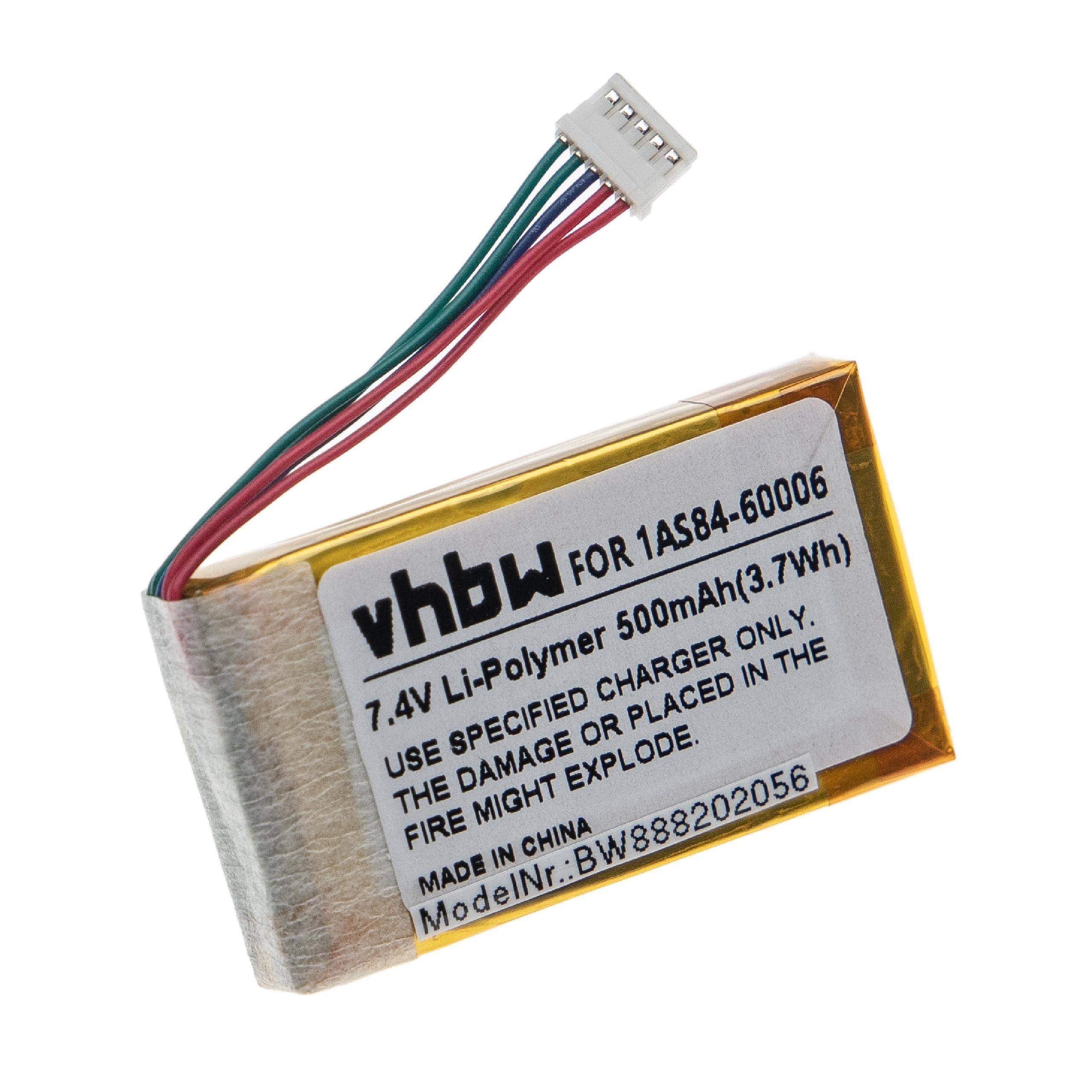 vhbw Akku kompatibel mit HP Sprocket 200 Drucker Kopierer Scanner Etiketten-Drucker (500mAh, 7,4V, Li-Ion)
