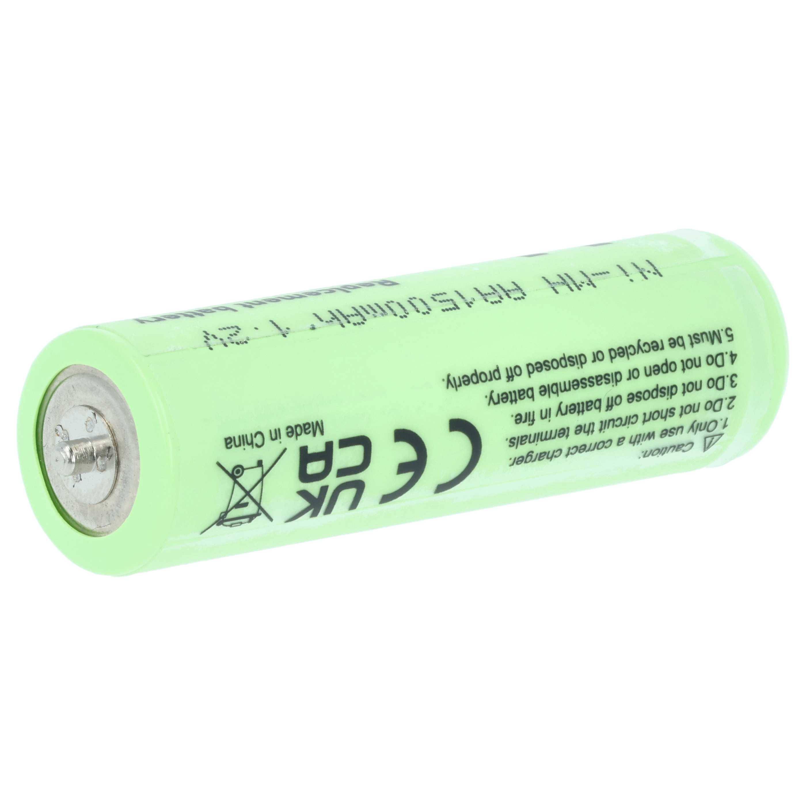 vhbw Akku kompatibel mit Panasonic ER206, ER207, ER213, ER214, ER215, ER2061 Rasierer Haarschneider (1200mAh, 1,2V, NiMH)