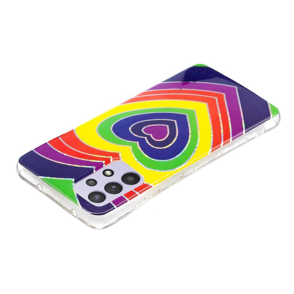 Für Samsung Galaxy A32 5G Silikon Case TPU Motiv Love Schutz Muster Tasche Hülle Cover Etuis Zubehör