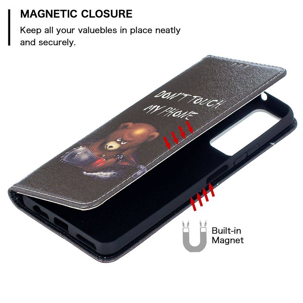 Für Huawei P Smart 2021 Kunstleder Handy Tasche Book Motiv 1 Schutz Hülle Case Cover Etui Neu