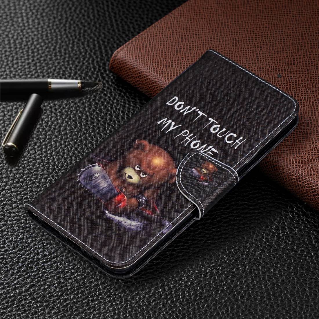 Für Samsung Galaxy A20S A207F Kunstleder Handy Tasche Book Motiv 1 Schutz Hülle Case Cover Etui Neu