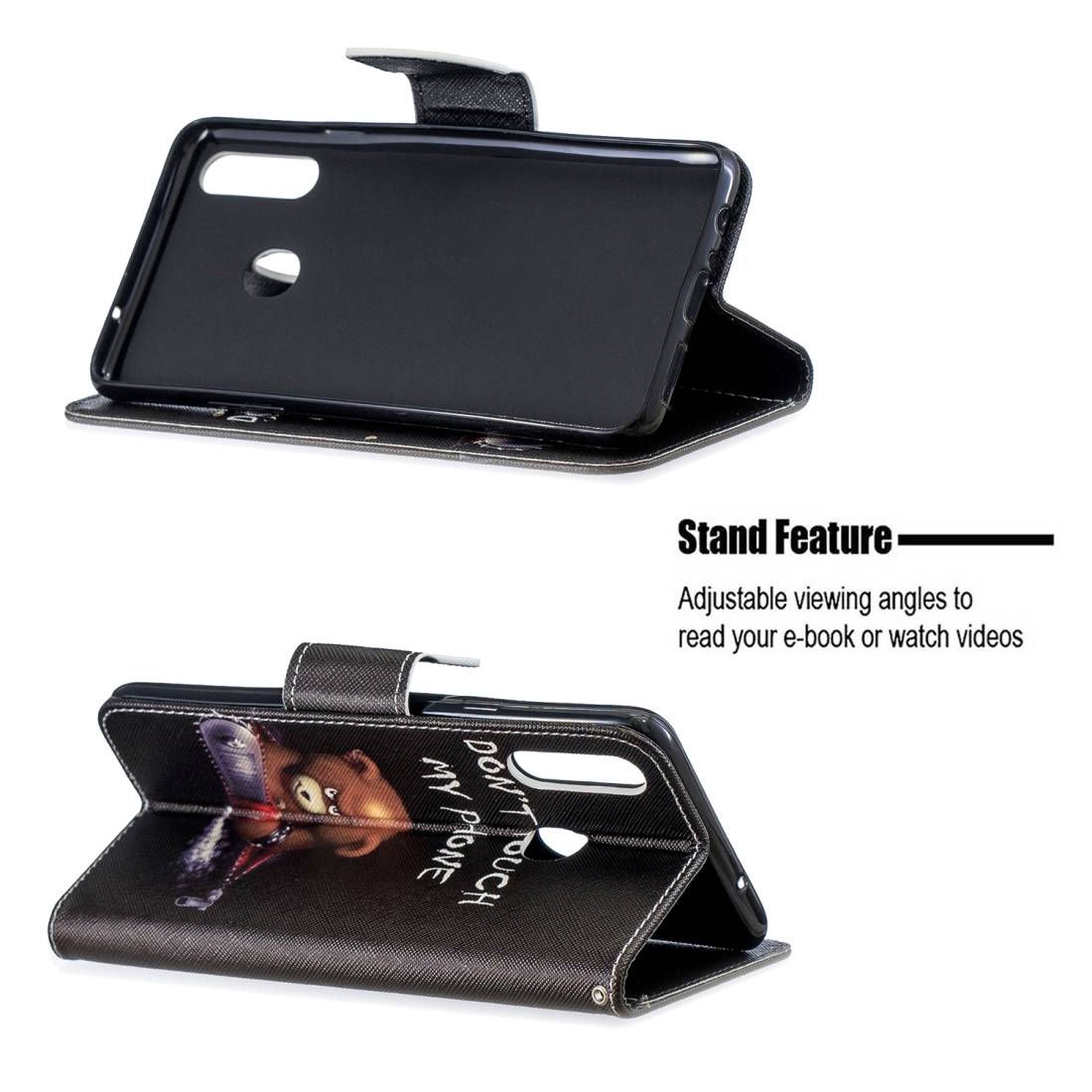Für Samsung Galaxy A20S A207F Kunstleder Handy Tasche Book Motiv 1 Schutz Hülle Case Cover Etui Neu