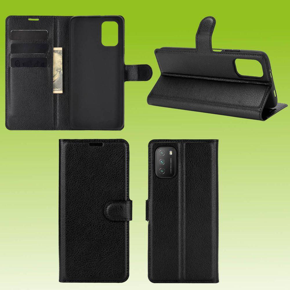 Für OnePlus 9 Pro Handy Tasche Wallet Premium Schwarz Schutz Hülle Case Cover Etuis Neu Zubehör