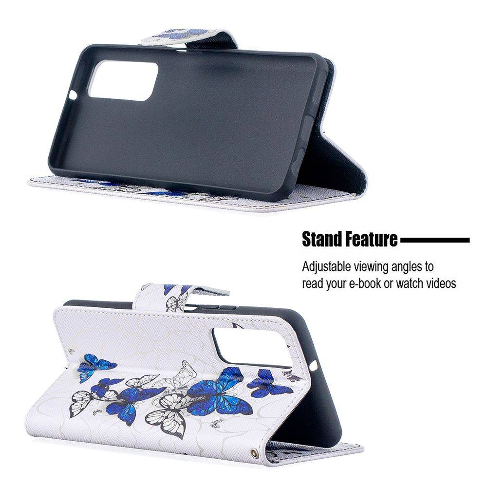 Für Huawei P Smart 2021 Kunstleder Handy Tasche Book Motiv 6 Schutz Hülle Case Cover Etui Neu