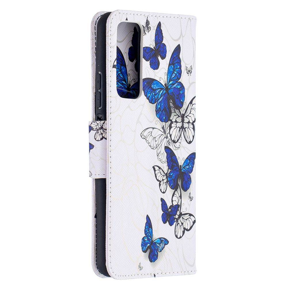 Für Huawei P Smart 2021 Kunstleder Handy Tasche Book Motiv 6 Schutz Hülle Case Cover Etui Neu
