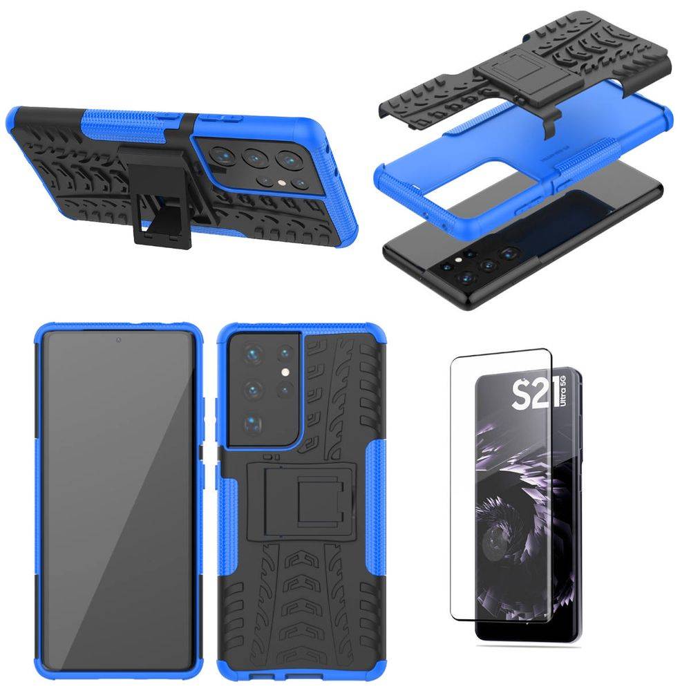 Hybrid Case 2 teilig Outdoor Handy Tasche Hülle für viele Samsung Galaxy Modelle