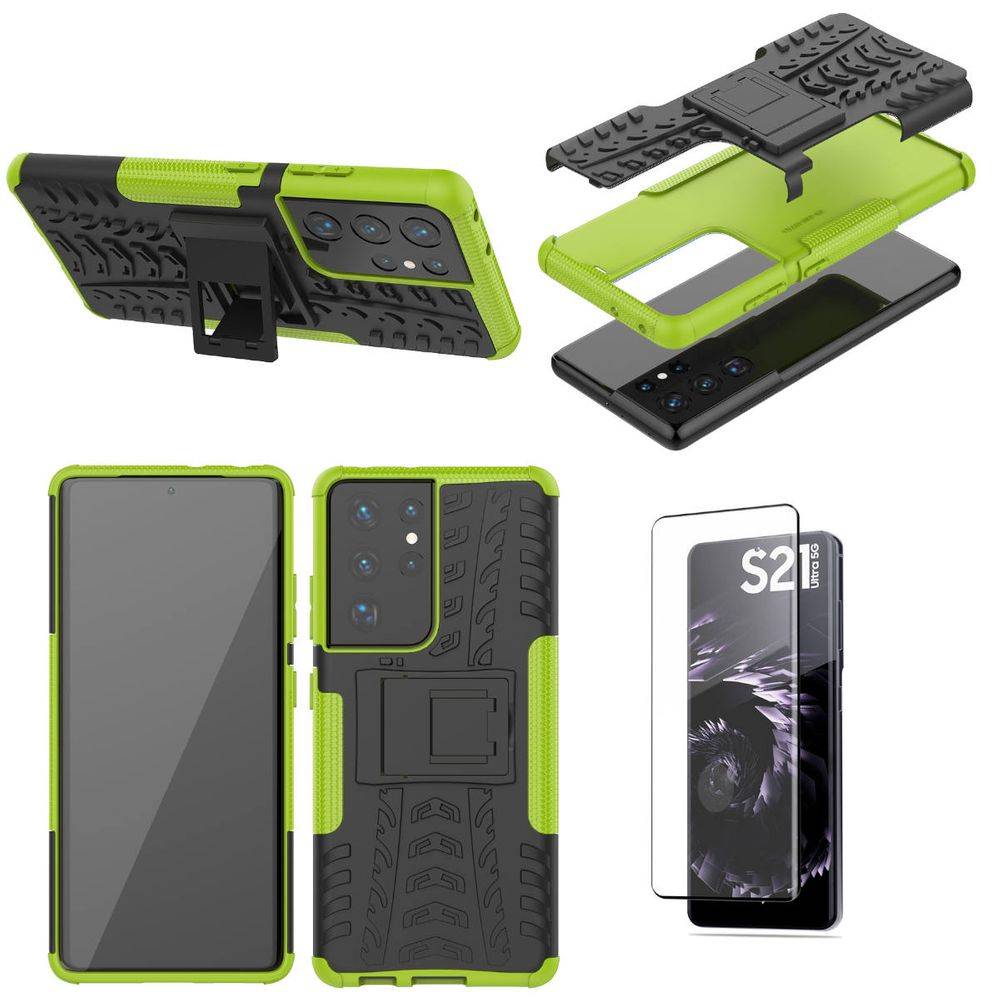 Hybrid Case 2 teilig Outdoor Handy Tasche Hülle für viele Samsung Galaxy Modelle