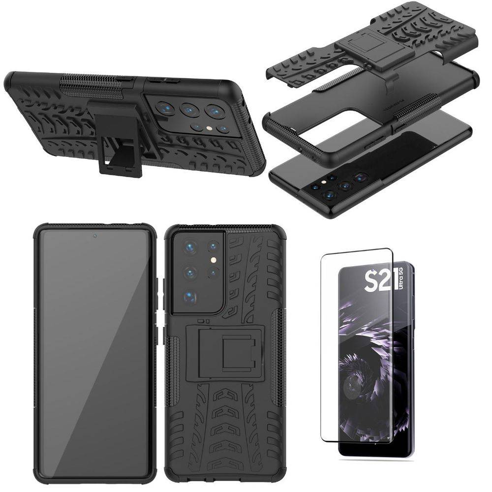 Hybrid Case 2 teilig Outdoor Handy Tasche Hülle für viele Samsung Galaxy Modelle