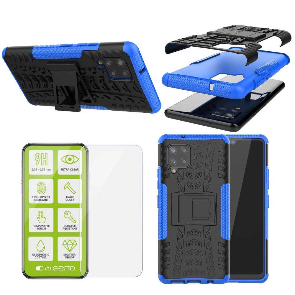 Hybrid Case 2 teilig Outdoor Handy Tasche Hülle für viele Samsung Galaxy Modelle