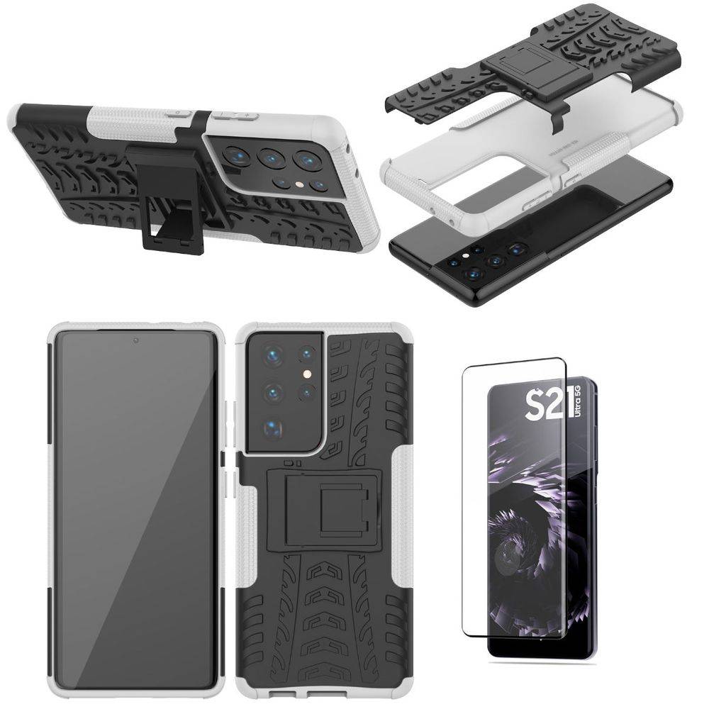 Hybrid Case 2 teilig Outdoor Handy Tasche Hülle für viele Samsung Galaxy Modelle