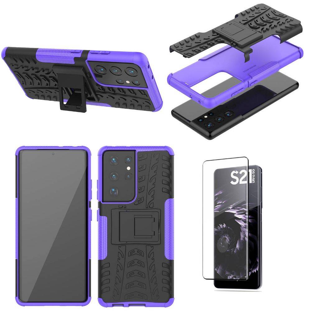 Hybrid Case 2 teilig Outdoor Handy Tasche Hülle für viele Samsung Galaxy Modelle