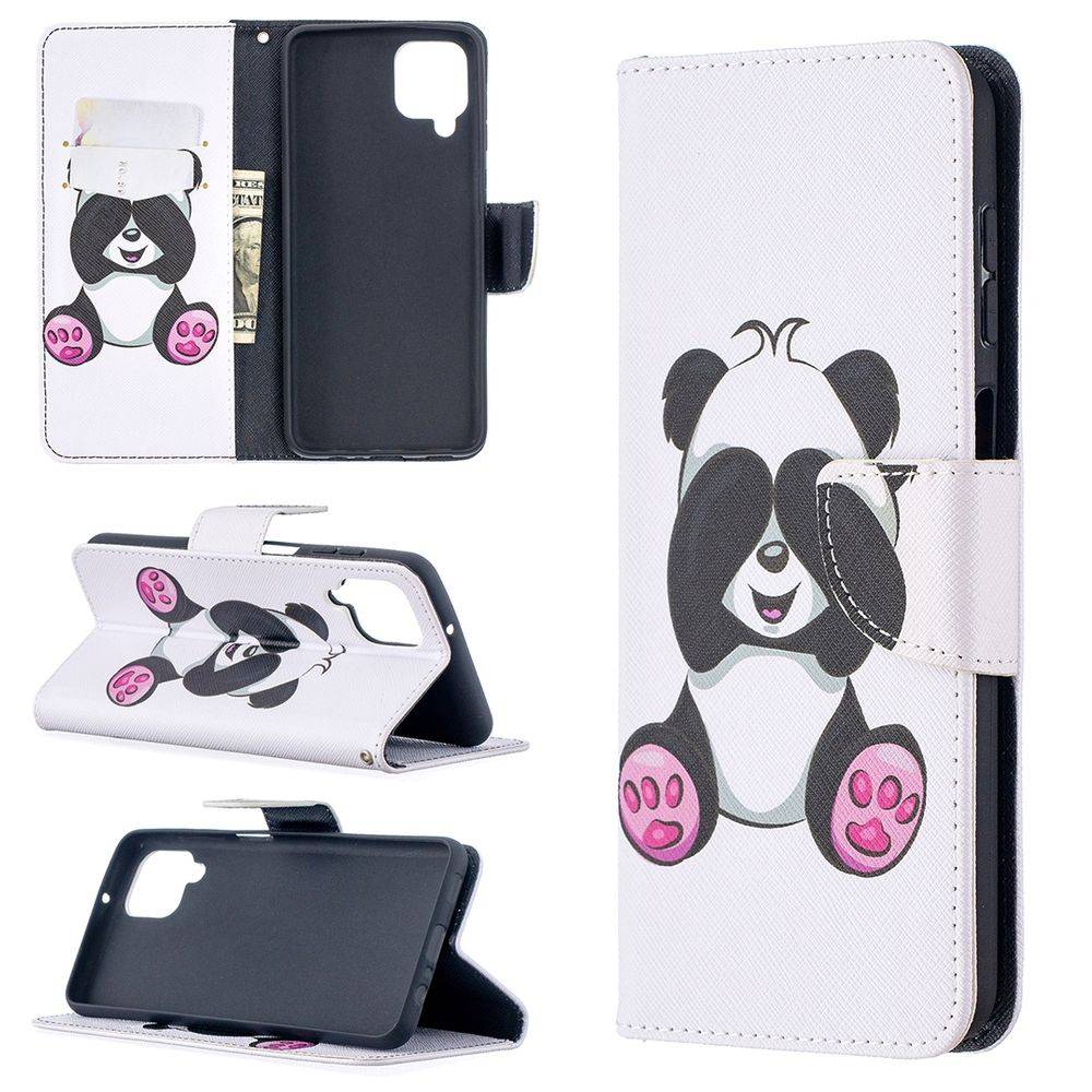 Für Samsung Galaxy A12 A125F Kunstleder Handy Tasche Book Motiv 3 Schutz Hülle Case Cover Etuis Neu