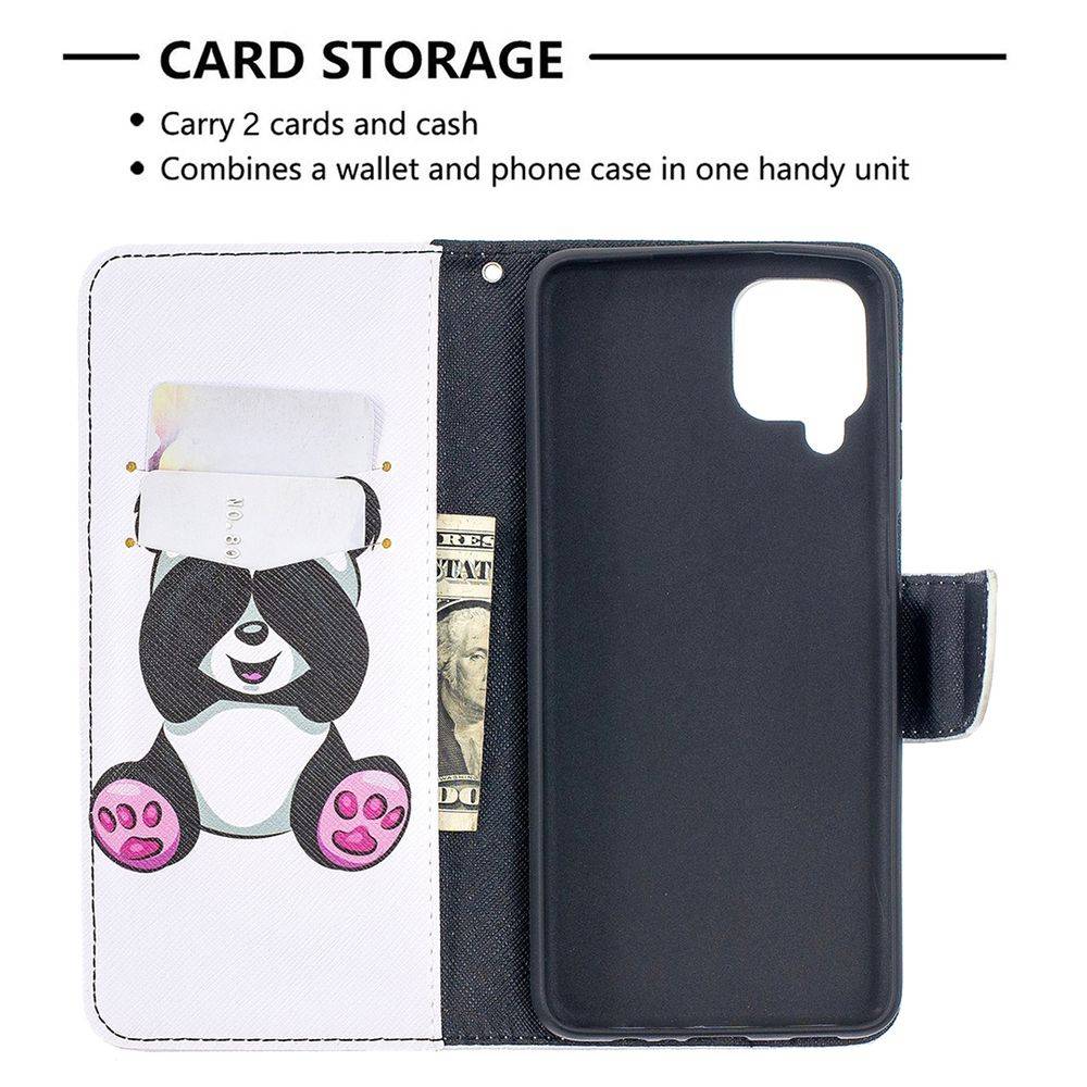 Für Samsung Galaxy A12 A125F Kunstleder Handy Tasche Book Motiv 3 Schutz Hülle Case Cover Etuis Neu