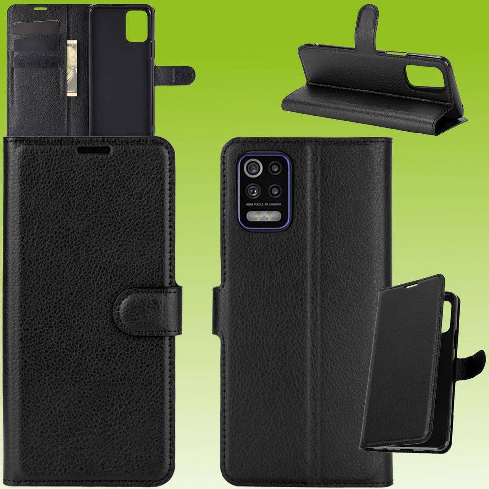 Für Samsung Galaxy M11 M115F Handy Tasche Wallet Premium Schwarz Schutz Hülle Case Cover Etuis Neu Zubehör