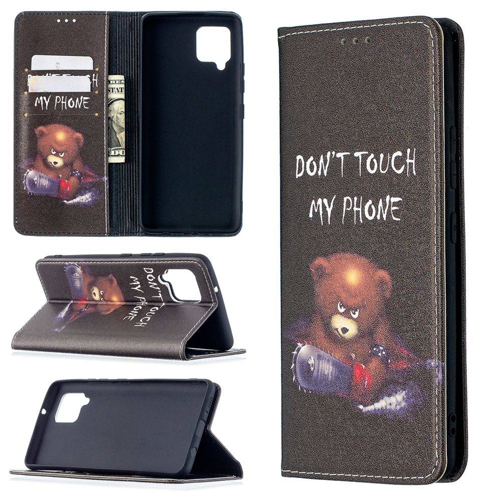 Für Samsung Galaxy A42 5G A426B Kunstleder Handy Tasche Book Motiv 1 Schutz Hülle Case Cover Etui Neu