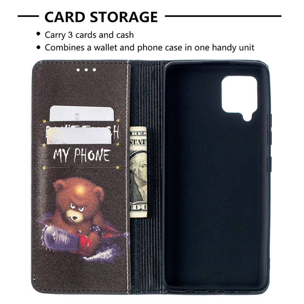 Für Samsung Galaxy A42 5G A426B Kunstleder Handy Tasche Book Motiv 1 Schutz Hülle Case Cover Etui Neu