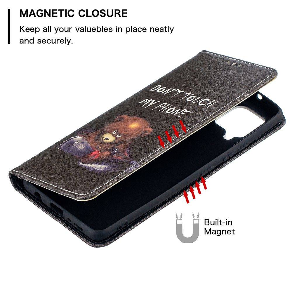 Für Samsung Galaxy A42 5G A426B Kunstleder Handy Tasche Book Motiv 1 Schutz Hülle Case Cover Etui Neu