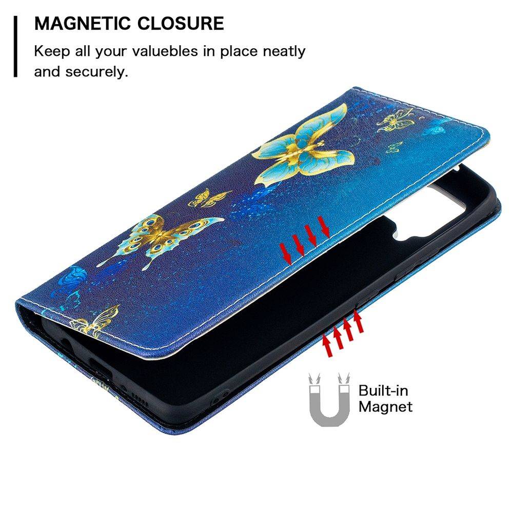 Für Samsung Galaxy A42 5G A426B Kunstleder Handy Tasche Book Motiv 2 Schutz Hülle Case Cover Etui Neu