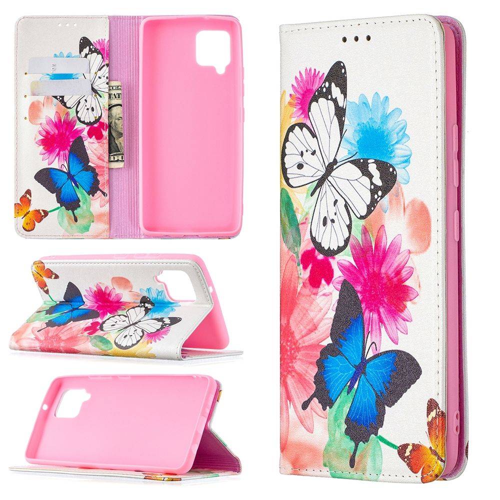 Für Samsung Galaxy A42 5G A426B Kunstleder Handy Tasche Book Motiv 11 Schutz Hülle Case Cover Etui Neu
