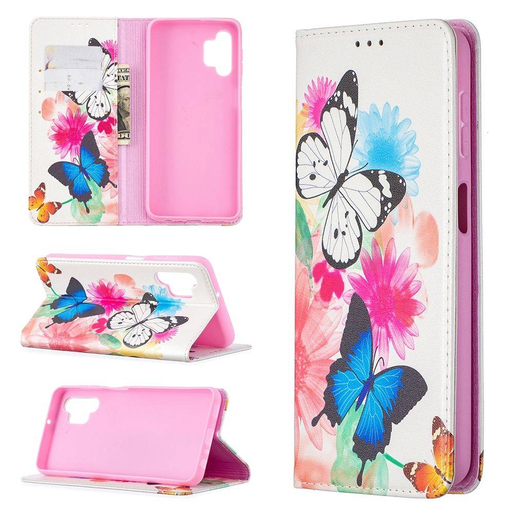 Für Samsung Galaxy A32 5G A326B Kunstleder Handy Tasche Book Motiv 5 Schutz Hülle Case Cover Etui Neu
