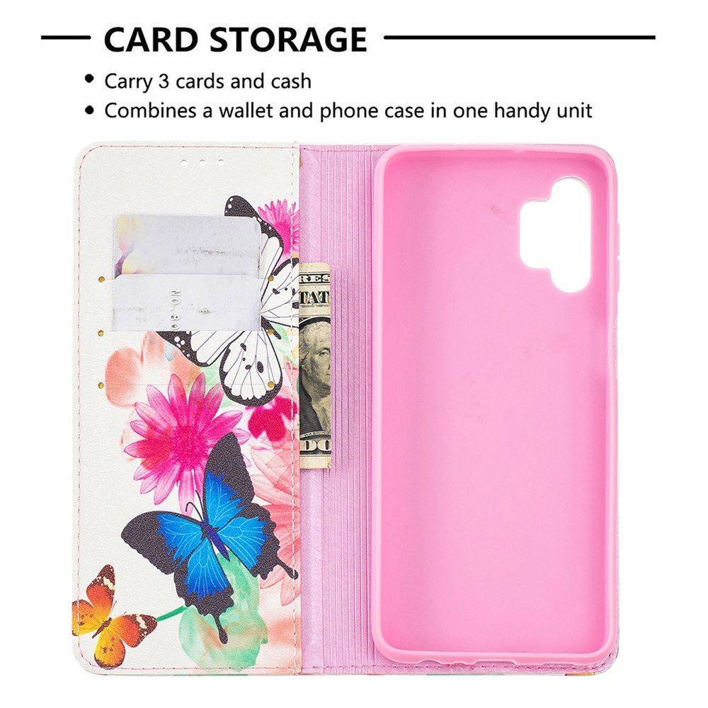 Für Samsung Galaxy A32 5G A326B Kunstleder Handy Tasche Book Motiv 5 Schutz Hülle Case Cover Etui Neu