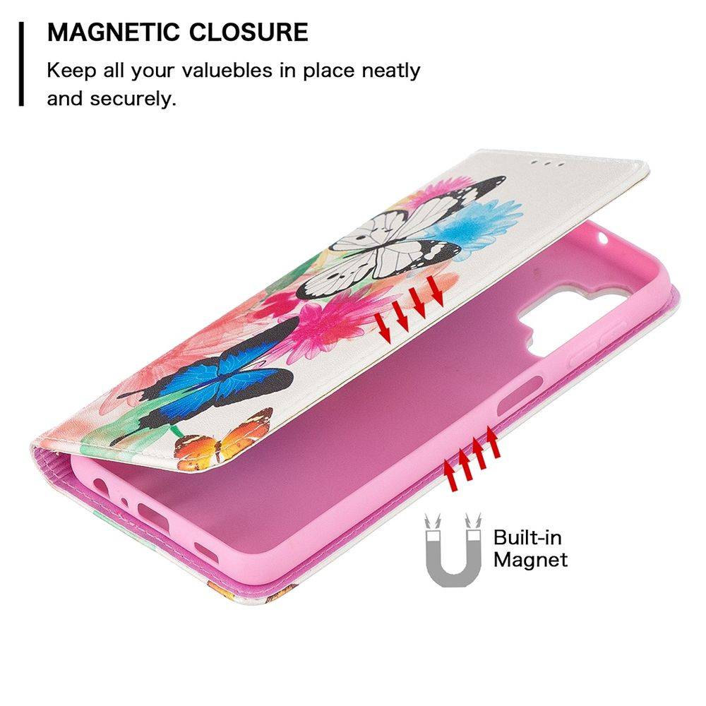 Für Samsung Galaxy A32 5G A326B Kunstleder Handy Tasche Book Motiv 5 Schutz Hülle Case Cover Etui Neu