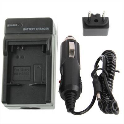 2in1 Ladegerät KFZ Home Charger für GoPro Hero 3 Ladegerät Zubehör