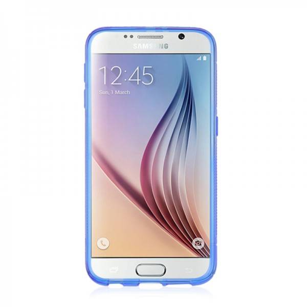 Silikonhülle S-Line Blau für Samsung Galaxy S6 G920 G920F