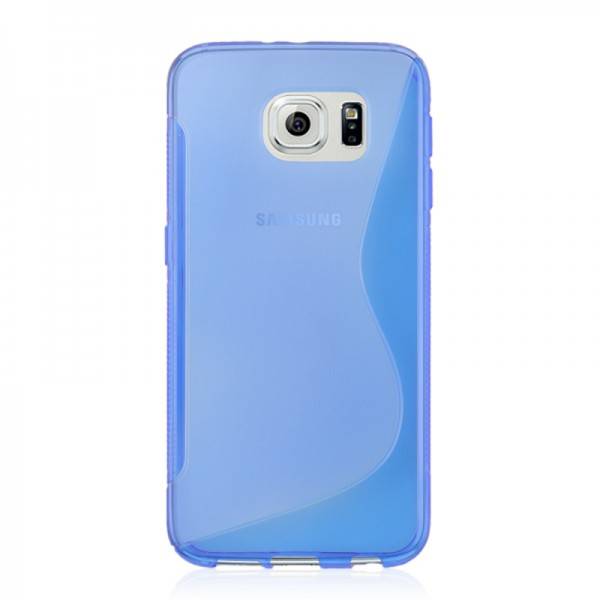Silikonhülle S-Line Blau für Samsung Galaxy S6 G920 G920F