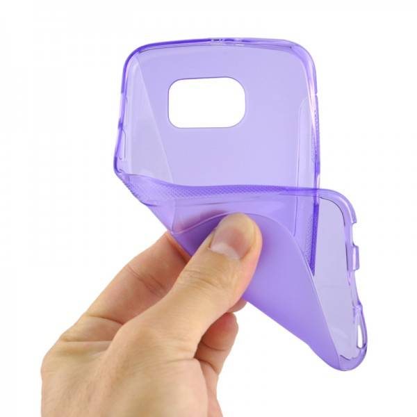 Silikonhülle S-Line Lila für Samsung Galaxy S6 G920 G920F