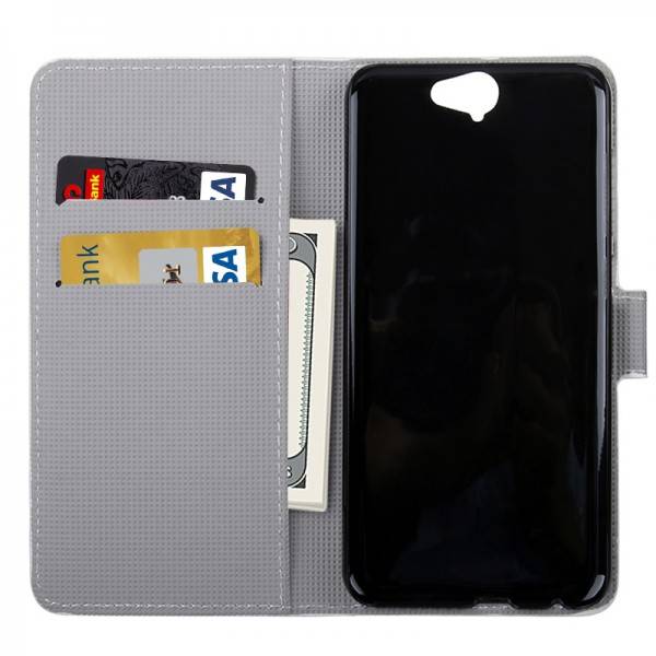 Schutzhülle Wallet Muster 35 für HTC One A9