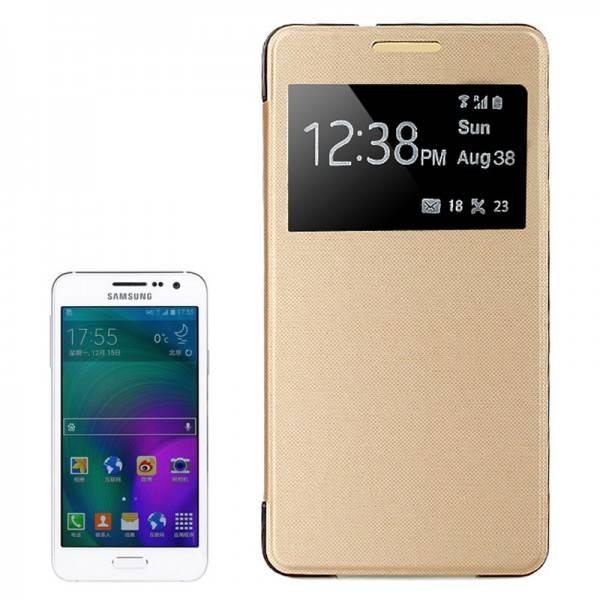 Smartcover Window Gold für Samsung Galaxy A3 A300 A300F