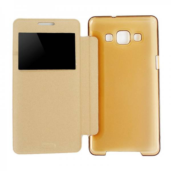 Smartcover Window Gold für Samsung Galaxy A3 A300 A300F