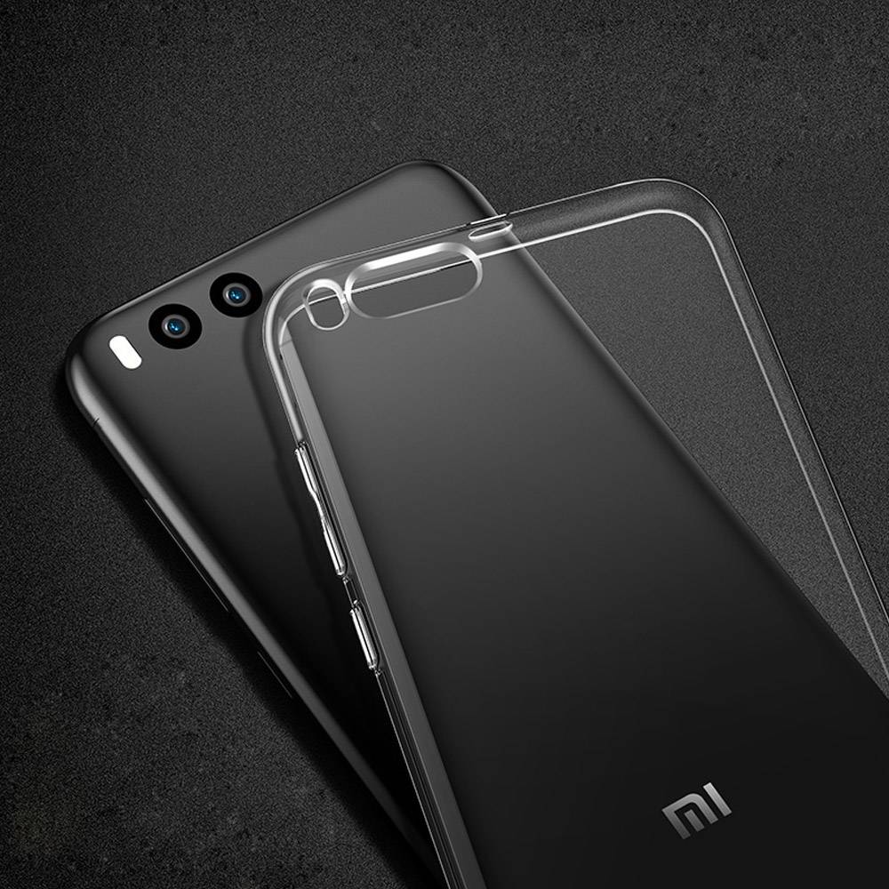 Silikoncase Transparent 0,3 mm Ultradünn Hülle für Xiaomi Mi6 Tasche Cover Neu