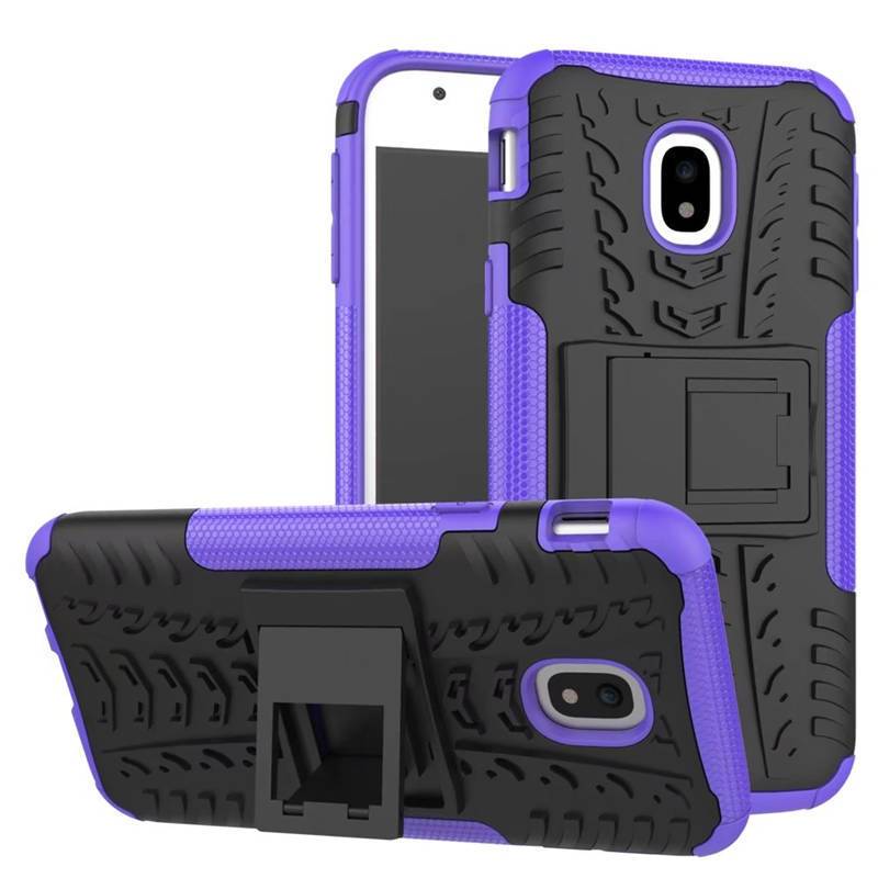Hybrid Case 2teilig Outdoor Lila für Samsung Galaxy J3 J330F 2017