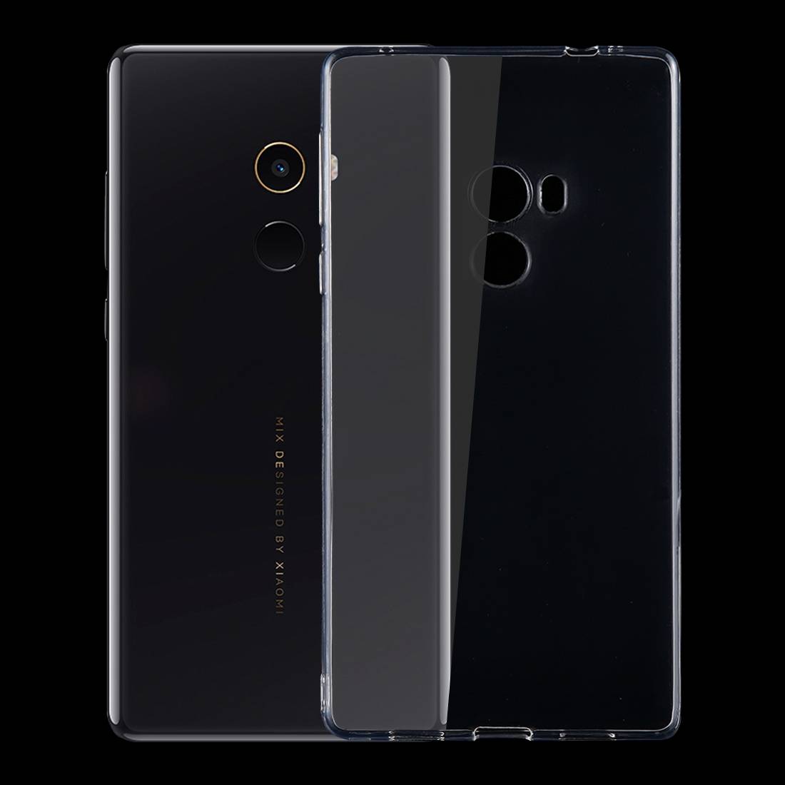 Silikoncase Transparent 0,3 mm Ultradünn Hülle für Xiaomi Mi MIX Tasche Cover Neu