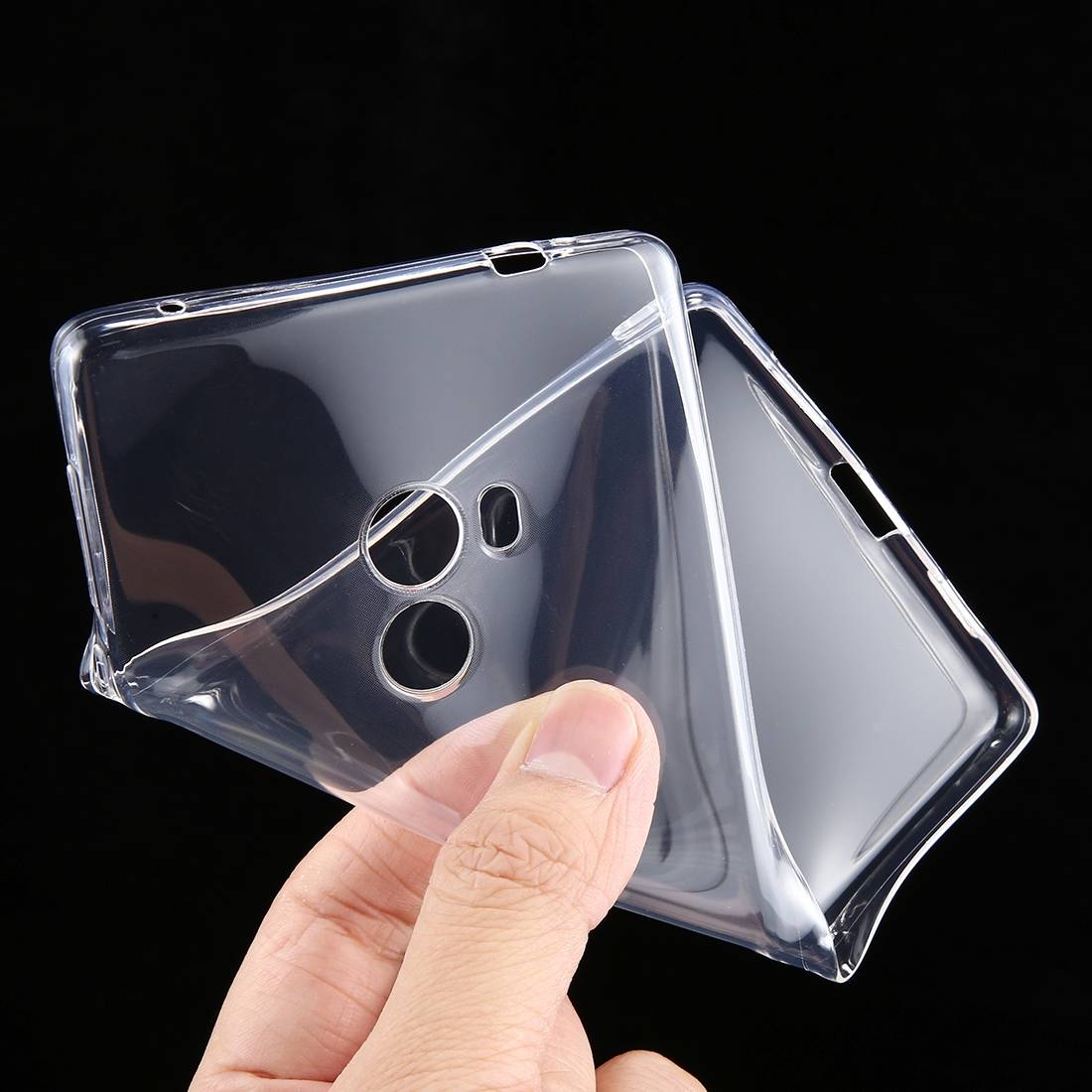 Silikoncase Transparent 0,3 mm Ultradünn Hülle für Xiaomi Mi MIX Tasche Cover Neu