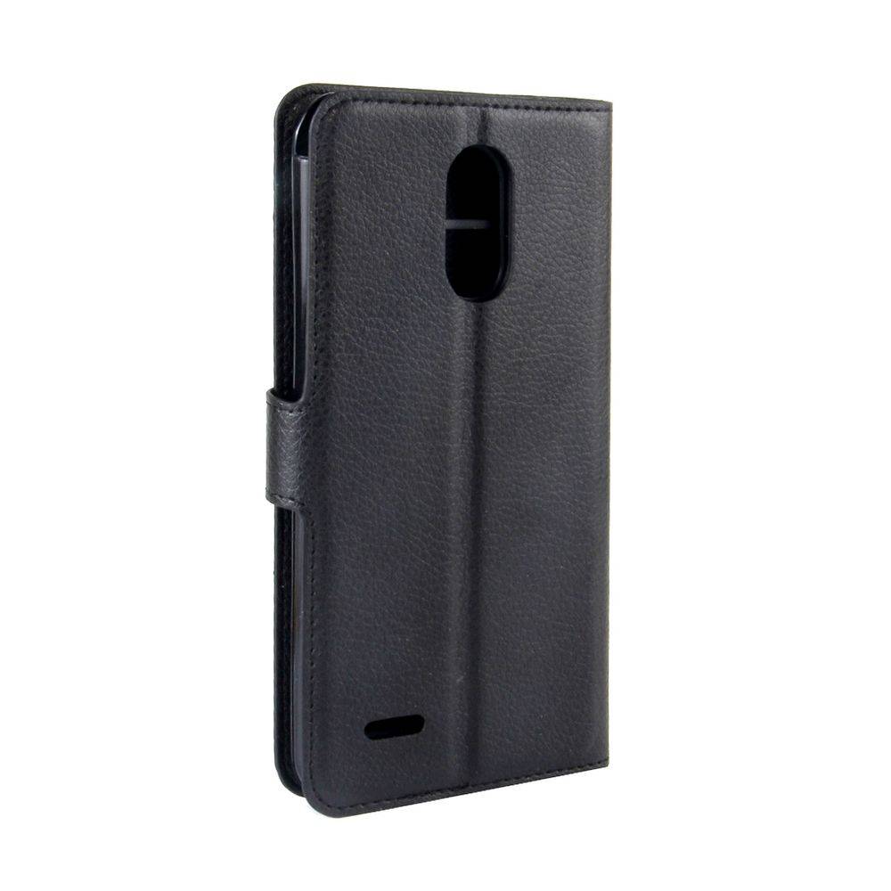 Tasche Wallet Premium Schwarz für LG Stylus 3 Schutz Hülle Case Cover Etui Neu