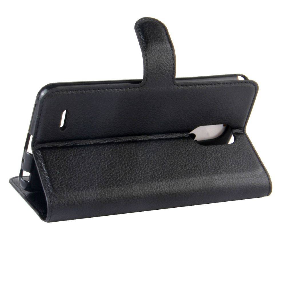 Tasche Wallet Premium Schwarz für LG Stylus 3 Schutz Hülle Case Cover Etui Neu