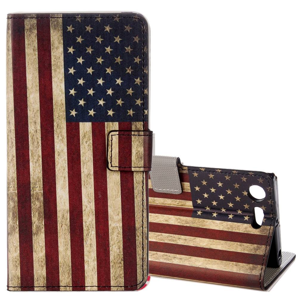 Tasche Wallet Motiv 21 für Sony Xperia XZ1 Compact Hülle Case Etui Cover Schutz