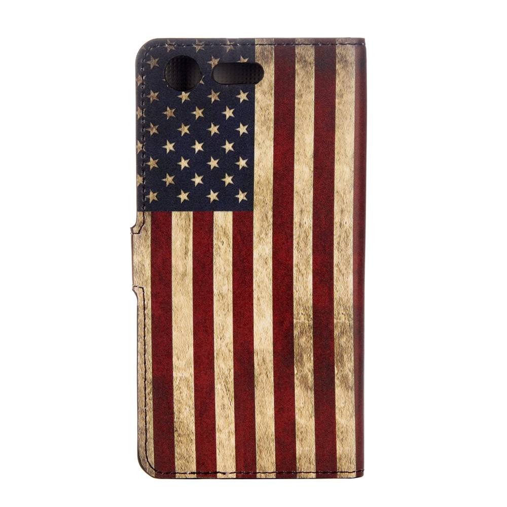 Tasche Wallet Motiv 21 für Sony Xperia XZ1 Compact Hülle Case Etui Cover Schutz