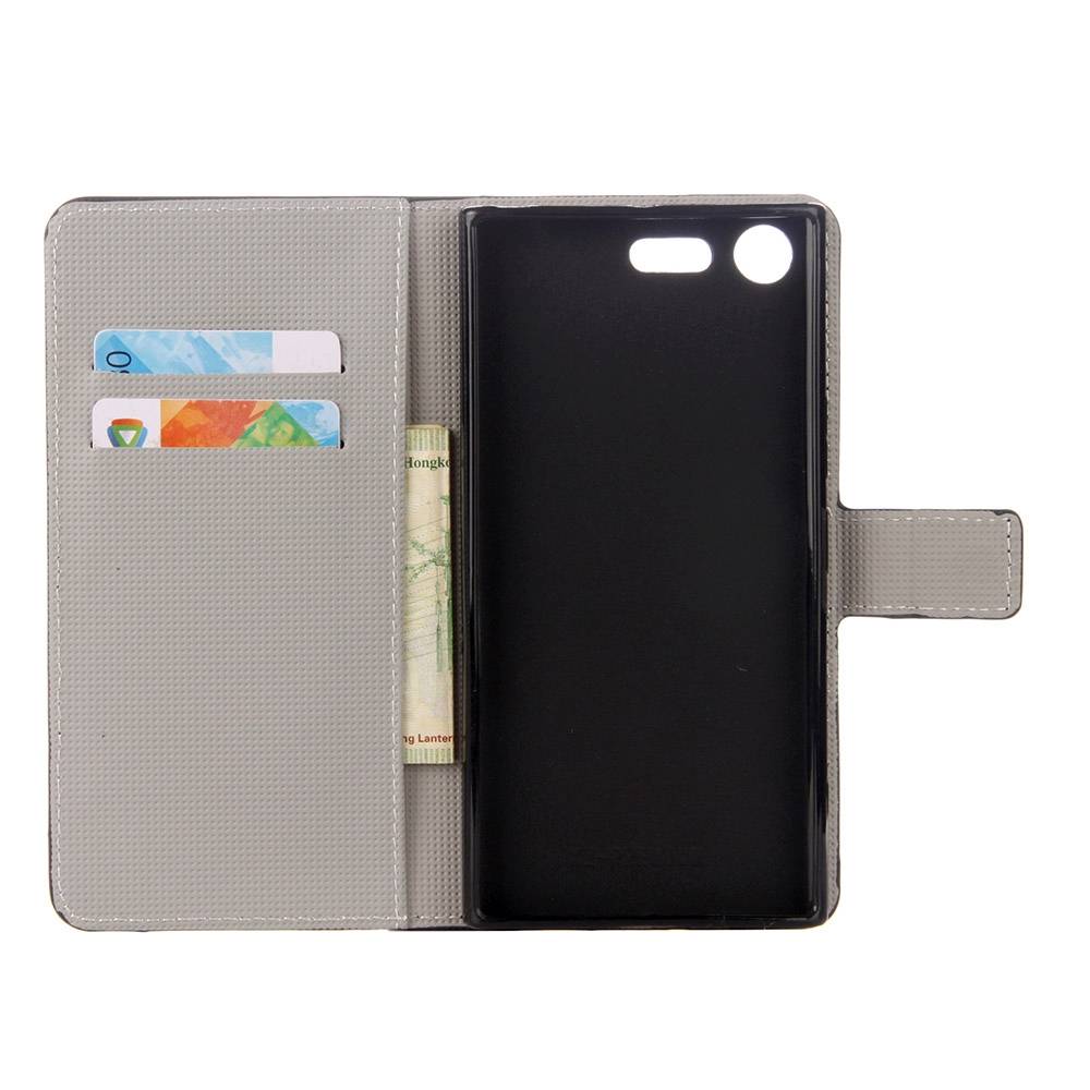 Tasche Wallet Motiv 21 für Sony Xperia XZ1 Compact Hülle Case Etui Cover Schutz