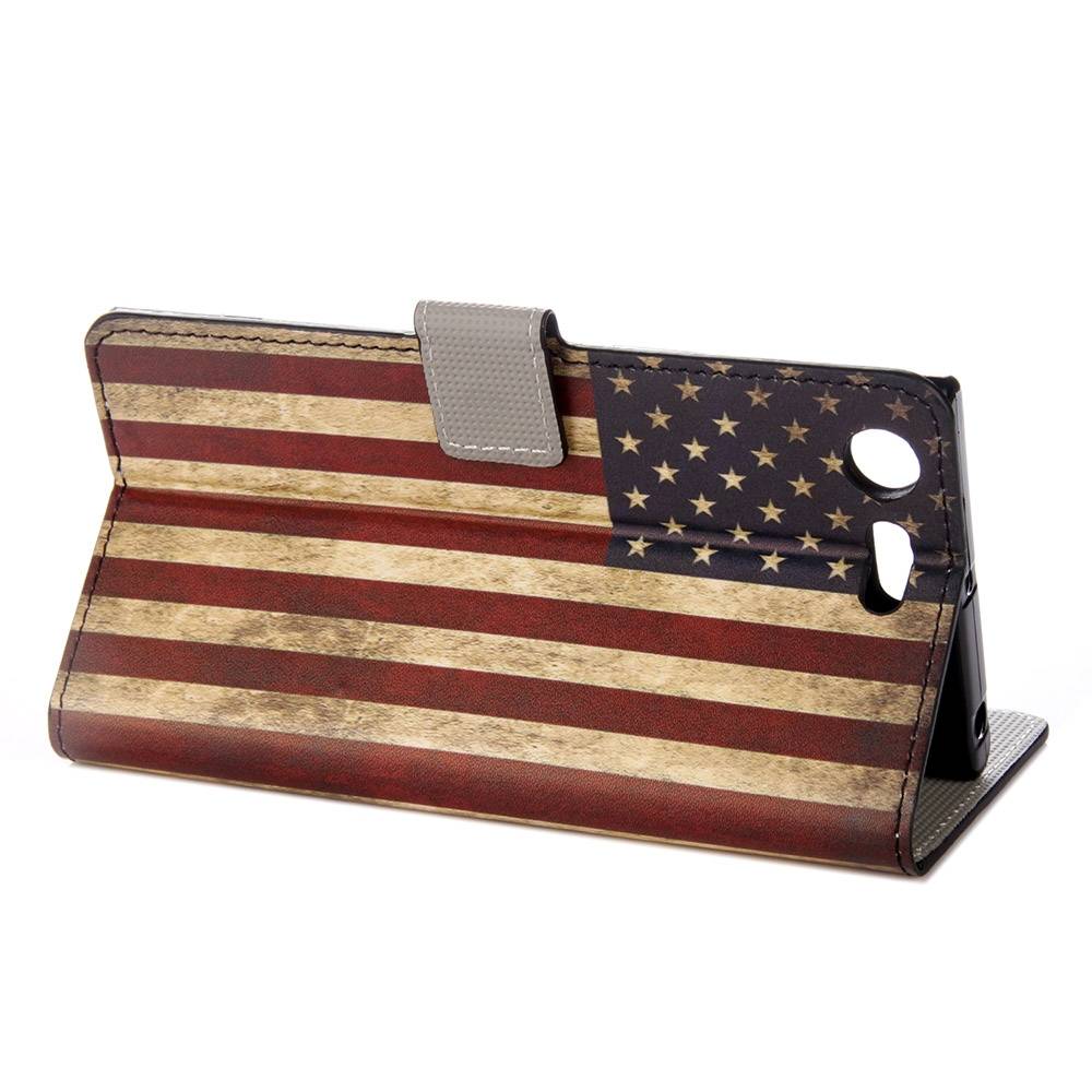 Tasche Wallet Motiv 21 für Sony Xperia XZ1 Compact Hülle Case Etui Cover Schutz