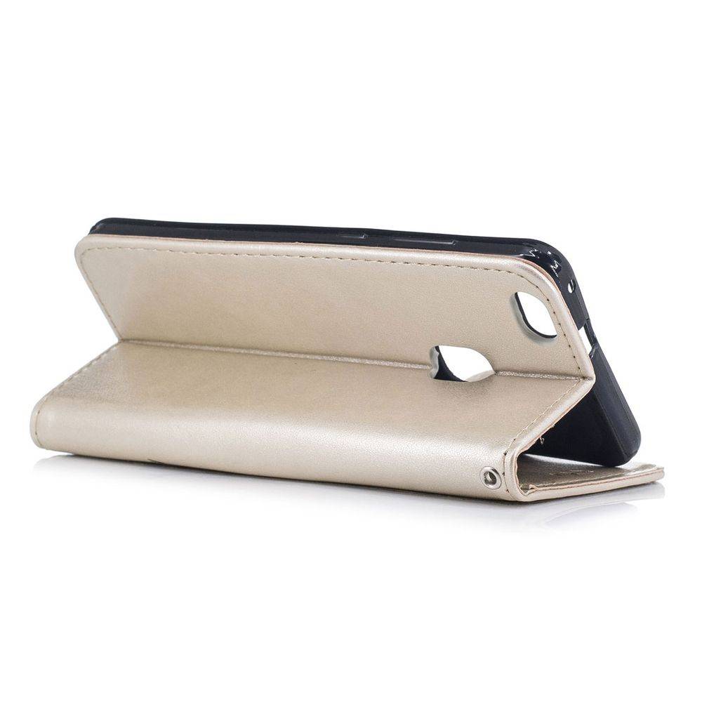 Tasche Wallet Einhorn Gold für Huawei P10 Lite Schutz Hülle Case Cover Etui Neu